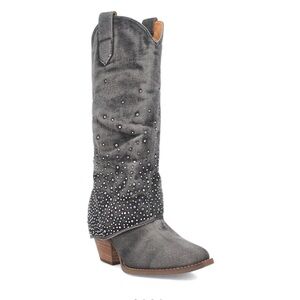 Dingo Gray Studded Women's Boots